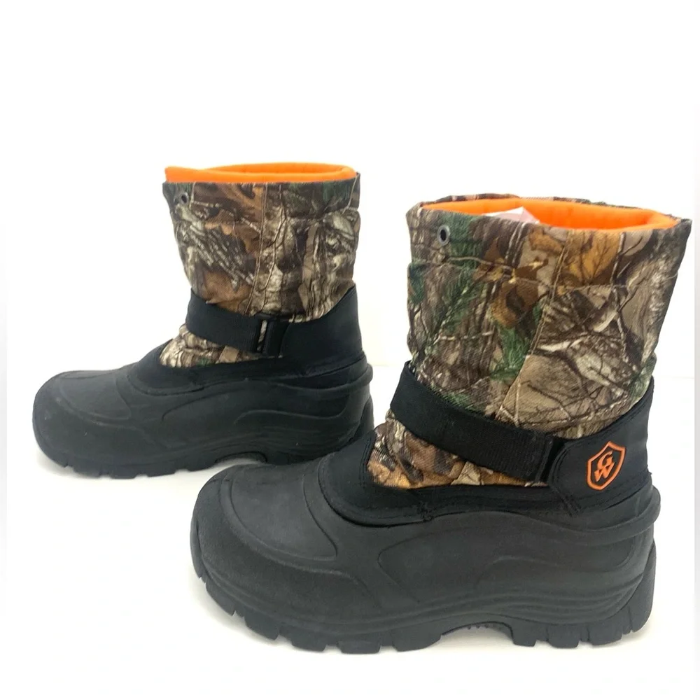 Academy Sports Youth Game Winner Camo Duck Hunting Boots Sz 4